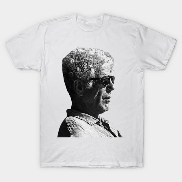 anthony bourdain T-Shirt by ANDREANUS